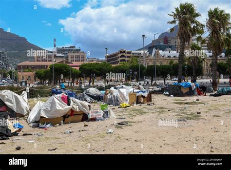 Cape Town, South Africa - 2 February 2023: view at slums in Cape Town ...