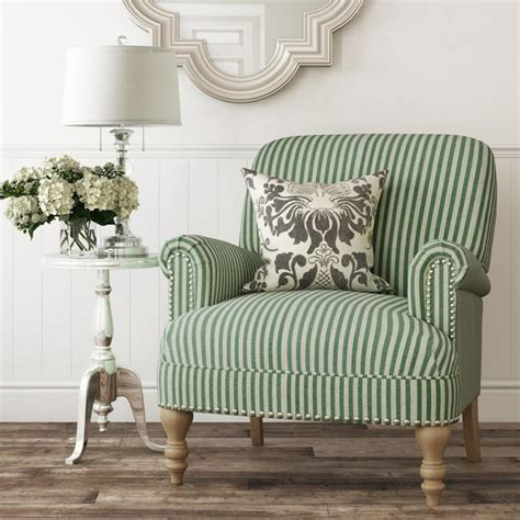 Dorel Living Jaya Accent Chair, Living Room Armchairs, Green Stripe - Walmart.com - Walmart.com