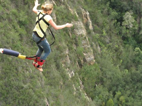 Bungee Jumping Bloukrans Bridge Tsitsikamma Western Cape South Africa