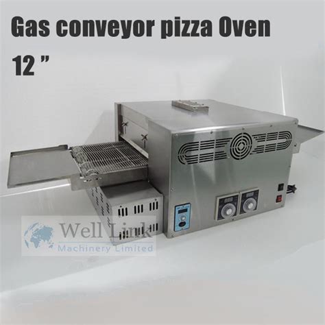 Gas conveyor pizza oven,12inch blet width,WL-SGP12 | Well Link Machinery