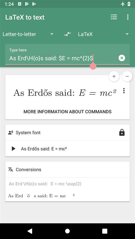 LaTeX equation editor: Unicode for Android - Download