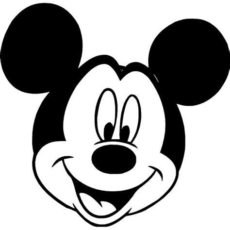 mickey mouse line art - Clip Art Library