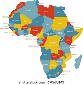 Africa Map 2022 Labeled