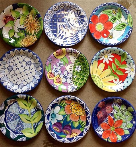 Damariscotta Pottery-small plates handmade and painted in our shop- Facebook: Damariscotta ...