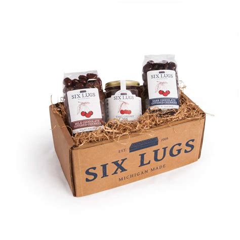 CHOCOLATE COVERED CHERRIES GIFT BOX - Six Lugs