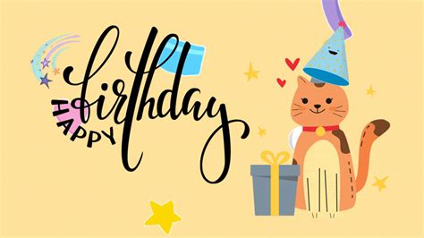 Cute Happy Birthday Cat Gifs Foto Kolekcija - vrogue.co