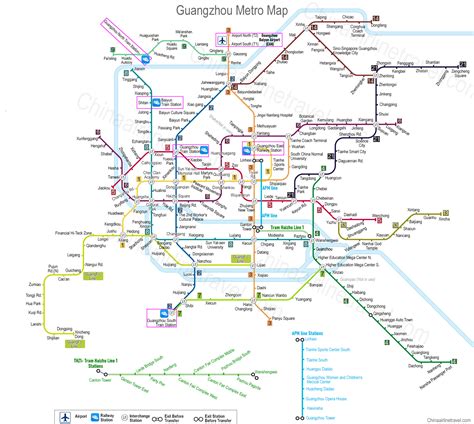 Guangzhou Metro Map 2021