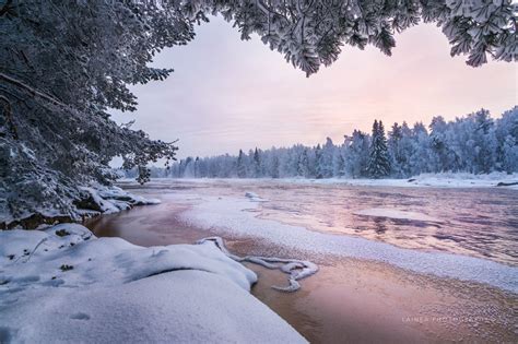 Winter scenery from Koitelinkoski, Finland | Winter scenery, Scenery, Winter landscape