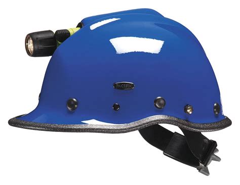 PACIFIC HELMETS Blue Rescue Helmet, Shell Material: Kevlar(R) Composite, Yes Suspension, Fits ...