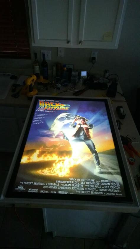 LED Movie Poster Light Box | Movie room, Basement movie room, Home cinema room