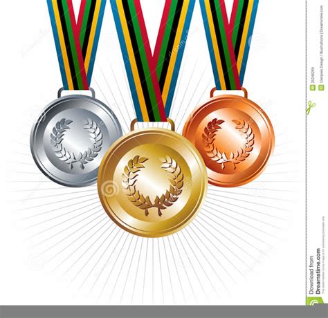 Clipart Of Olympic Medals | Free Images at Clker.com - vector clip art online, royalty free ...