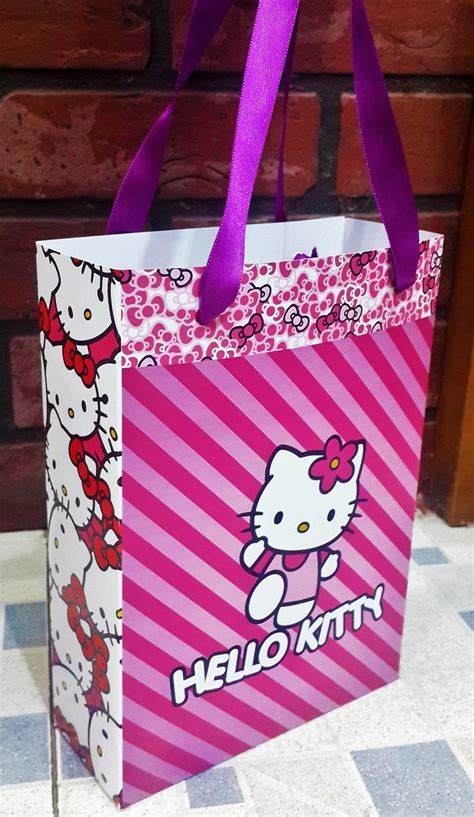Hello Kitty Theme Birthday Return gifts Paper Gift Bags - Return Gift Wala