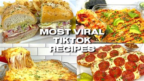 MOST VIRAL TIKTOK RECIPES! - YouTube