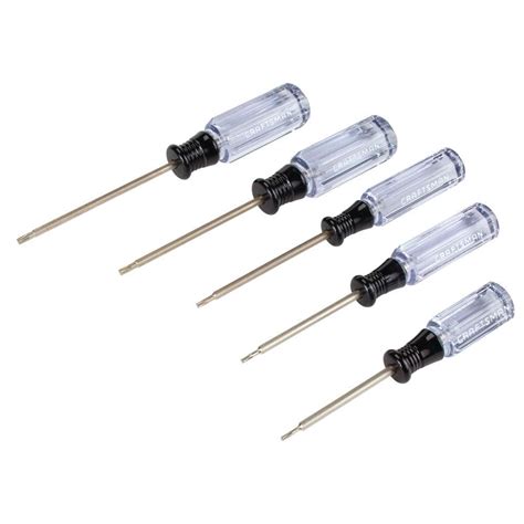 CRAFTSMAN Screwdriver Set, Mini-Torx, 5-Piece (CMHT65049) - Walmart.com - Walmart.com