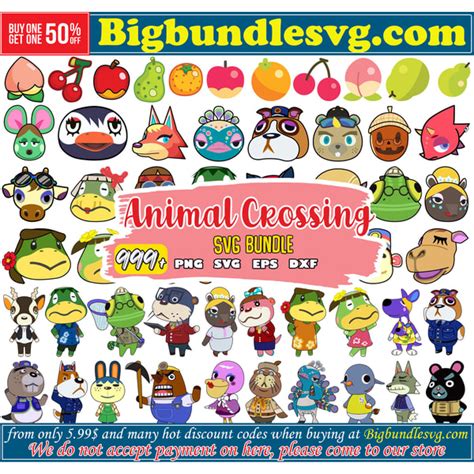 Animal Crossing Svg Bundle, Animal Crossing Svg, Game Svg, b - Inspire Uplift