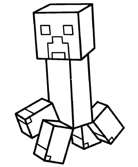 Minecraft Creeper Colouring Pictures - Infoupdate.org