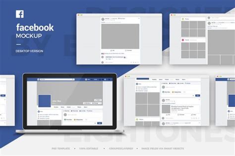 15+ Facebook Mockup PSD Free for Ad Designs - Graphic Cloud