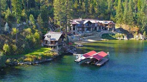 Fully Furnished $27M Lakefront Mansion Is Idaho's Most Expensive Home