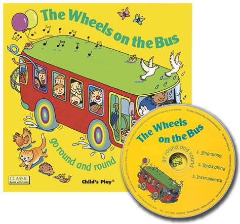 Childs Play Books CPY9781904550662 The Wheels On The Bus 8X8 Book With - Walmart.com - Walmart.com