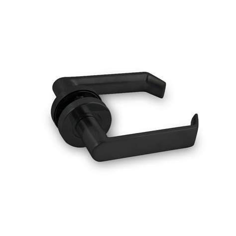 Ronad L23 Door Handle Commercial Grade Lever Set Matte Black BA-L23-MB | Keeler Hardware