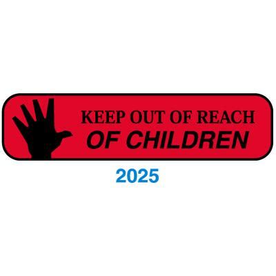 Keep Out Of Reach Of Children Label | Distinctive Medical