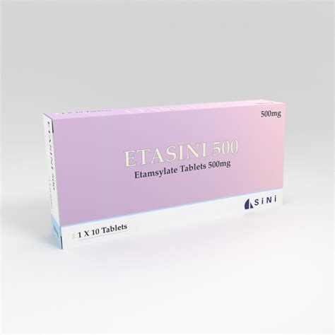 Etamsylate Tablets Manufacturers, Suppliers, Exporter in India | SiNi Pharma