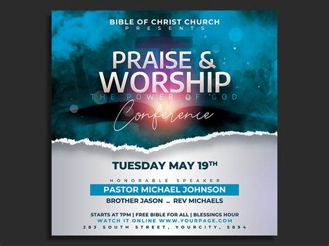 Church Flyer Template by Hotpin on Dribbble