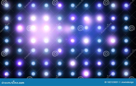 Lights at Night and Stadium Stock Illustration - Illustration of fans ...