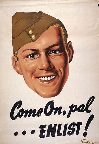Come On, Pal...Enlist! (recruitment campaign) / « Venez, l… | Flickr