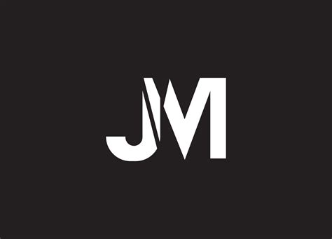 Monogram JM Logo Design 16224096 Vector Art at Vecteezy