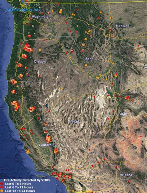 Oregon Wildfires Map Burning Now