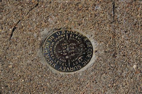 Geodetic Survey Marker California Free Stock Photo - Public Domain Pictures