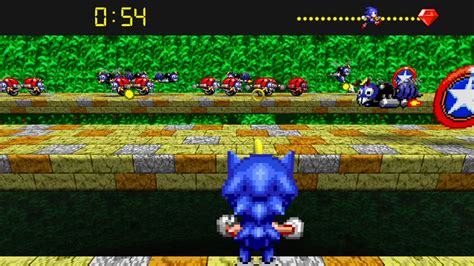 Sonic the Hedgehog in 3D by Distracted Coder