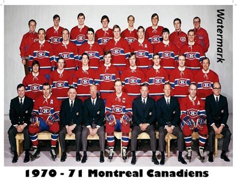 NHL 1970 - 71 Color Team Picture Montreal Canadiens 8 X 10 Photo Picture | eBay