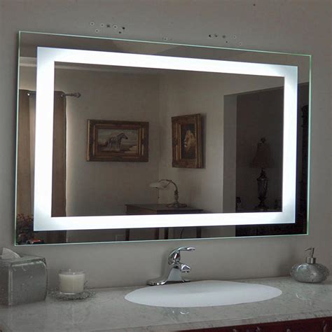 Ktaxon Anti-fog Wall Mounted Lighted Vanity Mirror LED Bathroom Mirror Anti Fog and IP67 ...