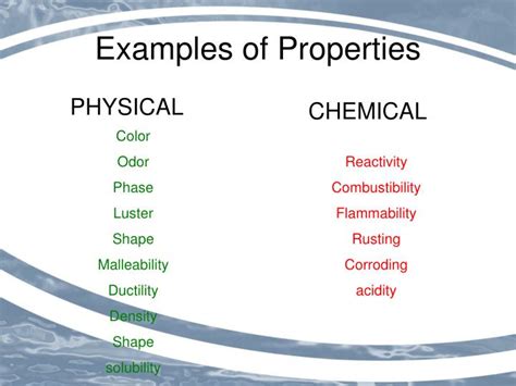 PPT - Chemical and Physical Properties of Matter PowerPoint Presentation - ID:5969035