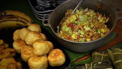 Saltfish and ackee with fried dumplings recipe - BBC Food