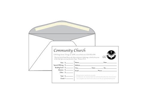 Custom Tithe Envelopes | Custom Church Offering Envelopes