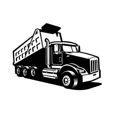 Free 196 Dump Truck Silhouette Svg SVG PNG EPS DXF File