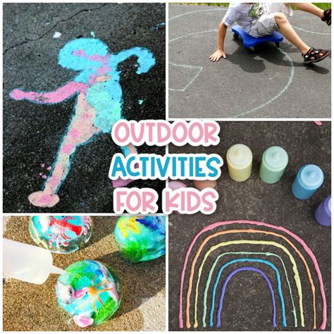 Fun Outdoor Activities for Kids - Messy Little Monster