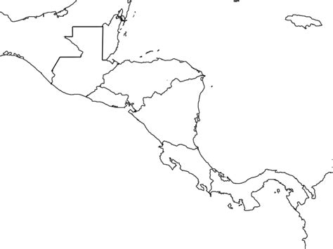 central america map blank - DriverLayer Search Engine