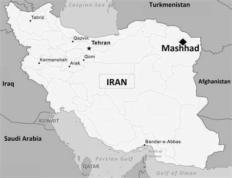 Location of Mashhad in Iran (Source: US Energy Information... | Download Scientific Diagram