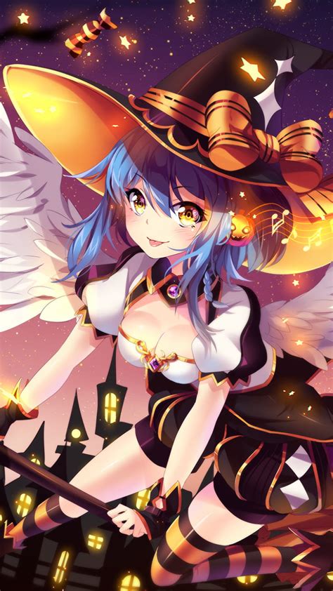 Anime Halloween, anime, anime girl, bonito, cute, girl, halloween ...