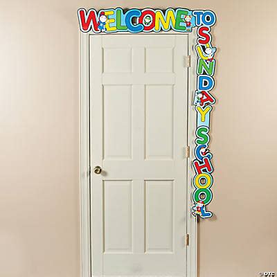 Paper Welcome to Sunday School Door Banner