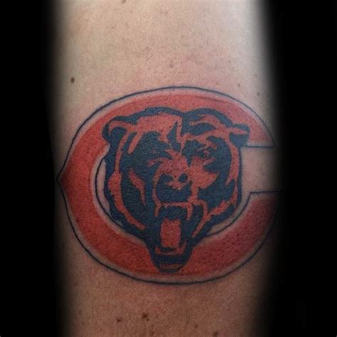 50 Chicago Bears Tattoos For Men - NFL Football Ink Ideas