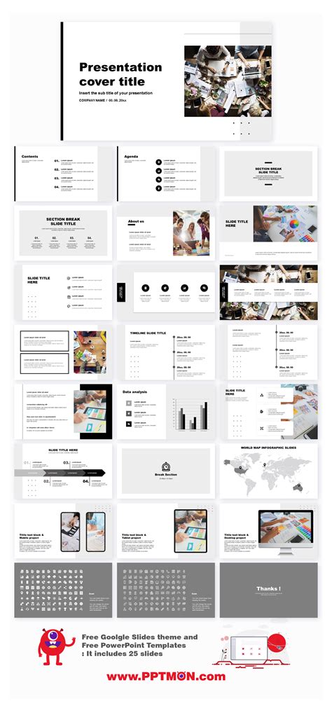 Free Power Point Template and Google Slides theme #ppt #template #free #power #… | Powerpoint ...