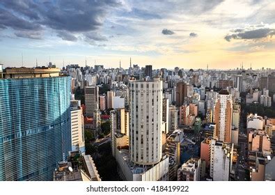 Sao Paulo Skyline Brazil Stock Photo 418419922 | Shutterstock