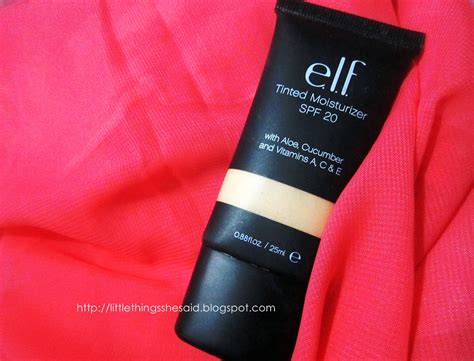 Just Little Things: Elf Tinted Moisturizer SPF20 Review