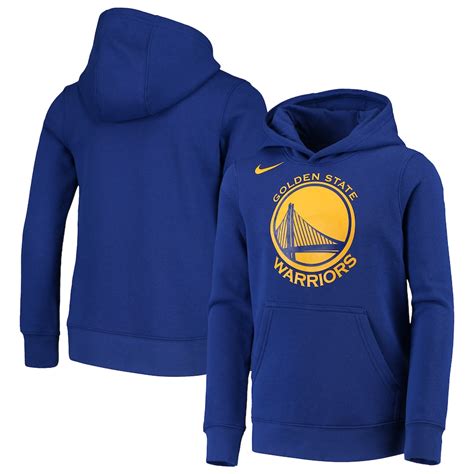 Nike Golden State Warriors Youth Blue Essential Logo Hoodie