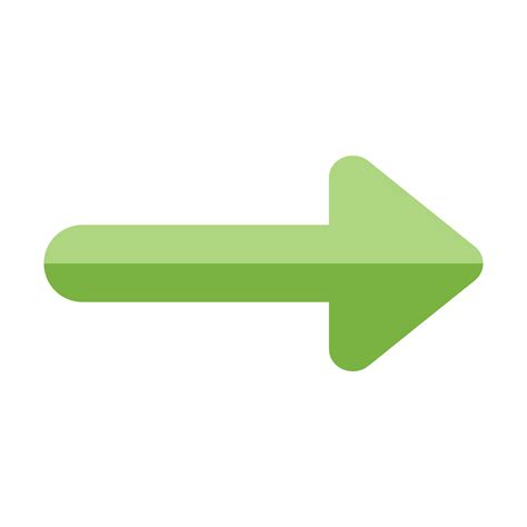 Green Arrow Right Icon 11391046 Vector Art at Vecteezy